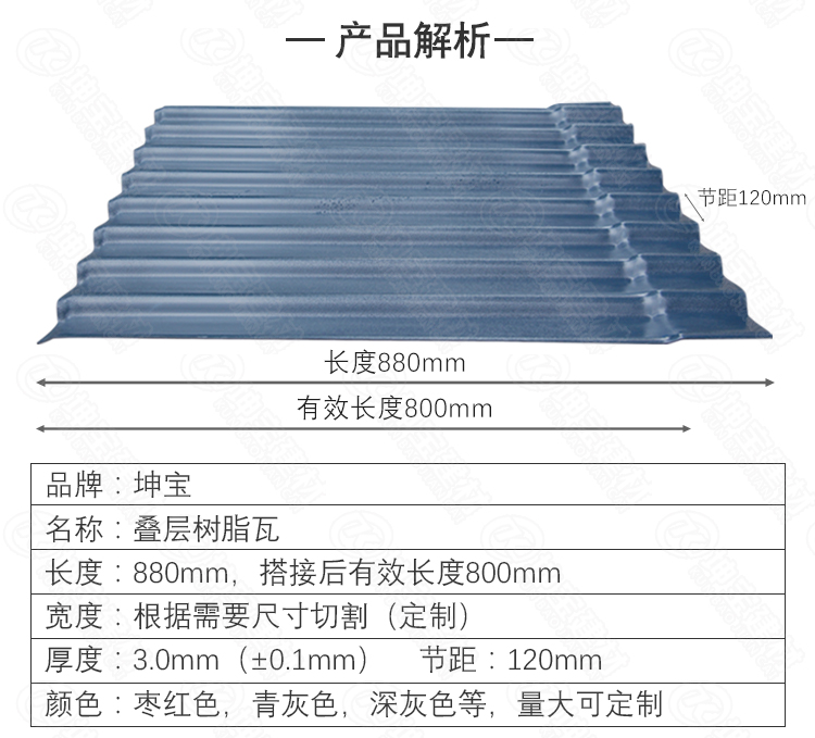 樹(shù)脂疊層瓦闡述